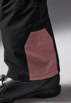SKI PANTS WITH ADJUSTABLE BELT - Ski Pants - Black/light Pink -Even&Odd 05686fa971414b878a1832d4160054fa
