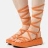 Even&Odd Plateausandalette - Orange