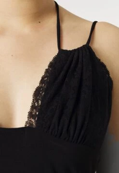 STRAPPY LACE INSERT OPEN NECKLINE MINI BODYCON DRESS - Cocktailkleid/festliches Kleid - Black -Even&Odd 2382b38ff9ed4632b08853cac1187bbe