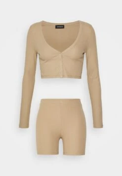 Even&Odd SET - Strickjacke - Beige