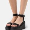 Even&Odd Plateausandalette - Black