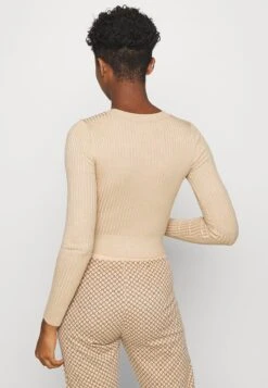 Even&Odd 2 PACK - Strickpullover - Black/sand -Even&Odd 31c069e6b47144399477c8d8ce7c2864