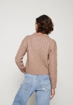Even&Odd Strickpullover - Taupe -Even&Odd 32ca59e93d6a456680fe5dacacdd87e1