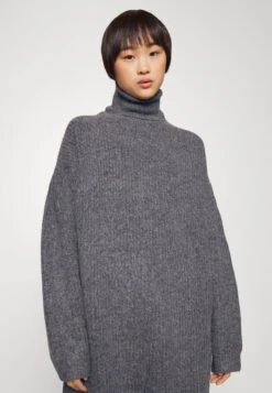 Strickkleid - Dark Grey -Even&Odd 401617c6739d4e268e90b3cdde987983