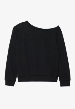 Even&Odd BASIC OFF SHOULDER SWEATSHIRT - Sweatshirt - Black -Even&Odd 655b7d5d278d447992d2a77af01c0666