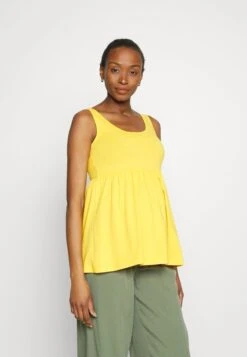 2 PACK - Top - White/yellow -Even&Odd 66561cbe33dc4545ab1ef2341e2f24d2