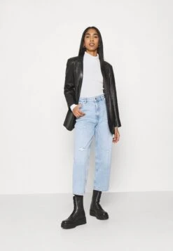 Even&Odd CROPPED TURTLE NECK 2 PACK - Strickpullover - Black/ White