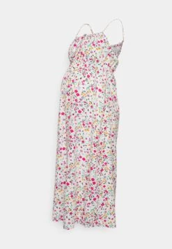 WOVEN_MAMA_MIDI SUMMER DRESS - Jerseykleid - White/yellow -Even&Odd 7029cb30af3d473eb2638e3ef6a256a8