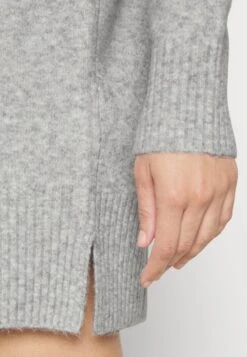 Even&Odd Strickkleid - Mottled Light Grey -Even&Odd 7f4d704c6cba4987bdd279f2b6ab906f