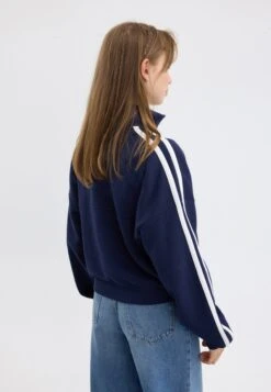 Even&Odd Sweatshirt - Dark Blue -Even&Odd 99981f4b81294522a73c8a3a04d18bc2