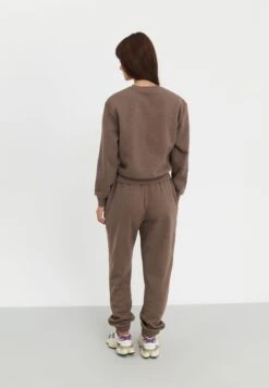 Even&Odd SET - Tracksuit Bottoms - Mottled Brown -Even&Odd c4e9af7e1e514b378089da95e7f02ea4