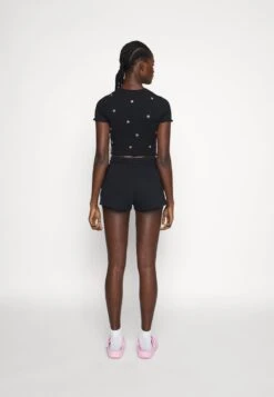 Even&Odd 2 PACK - Shorts - Black/yellow -Even&Odd ca66ed1d5c2f4291895c04afde01d19a