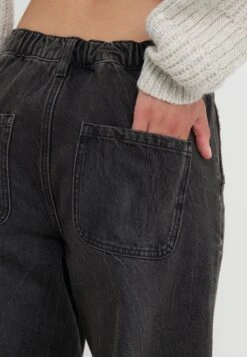 Even&Odd Wide Leg - Black Denim -Even&Odd d4fbbeb604dd415bbe7ee9c2762fae1d