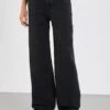 Relaxed Fit Jeans - Black Denim