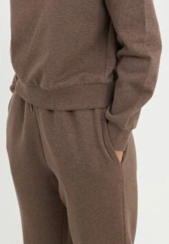 Even&Odd SET - Tracksuit Bottoms - Mottled Brown -Even&Odd de681ff601374a2f8308787a572aafab