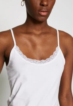 TRIM CAMI 2 PACK - Top - White/black -Even&Odd ed8fffe83f664c1ebd187ce733669f32