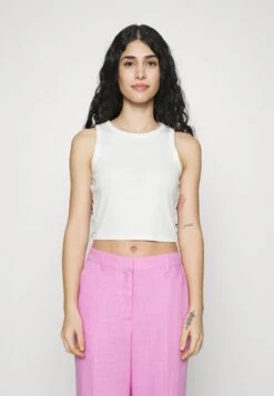 2 PACK - Top - Beige/white -Even&Odd f38944284dfc462db65a89307bec8e77