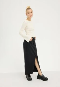 Even&Odd 2 PACK - Long Sleeved Top - White/black